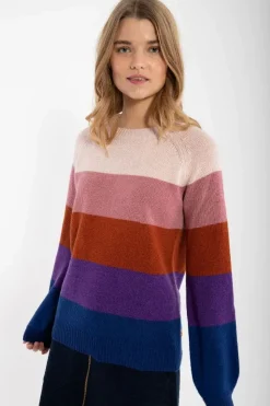 Danelisa Wool Sweater Rose Beige/Old Rose/Rust/Purple