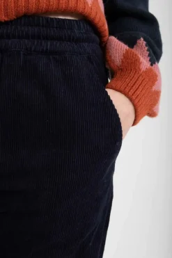 Daneliseleje Cord Pants Dk Navy