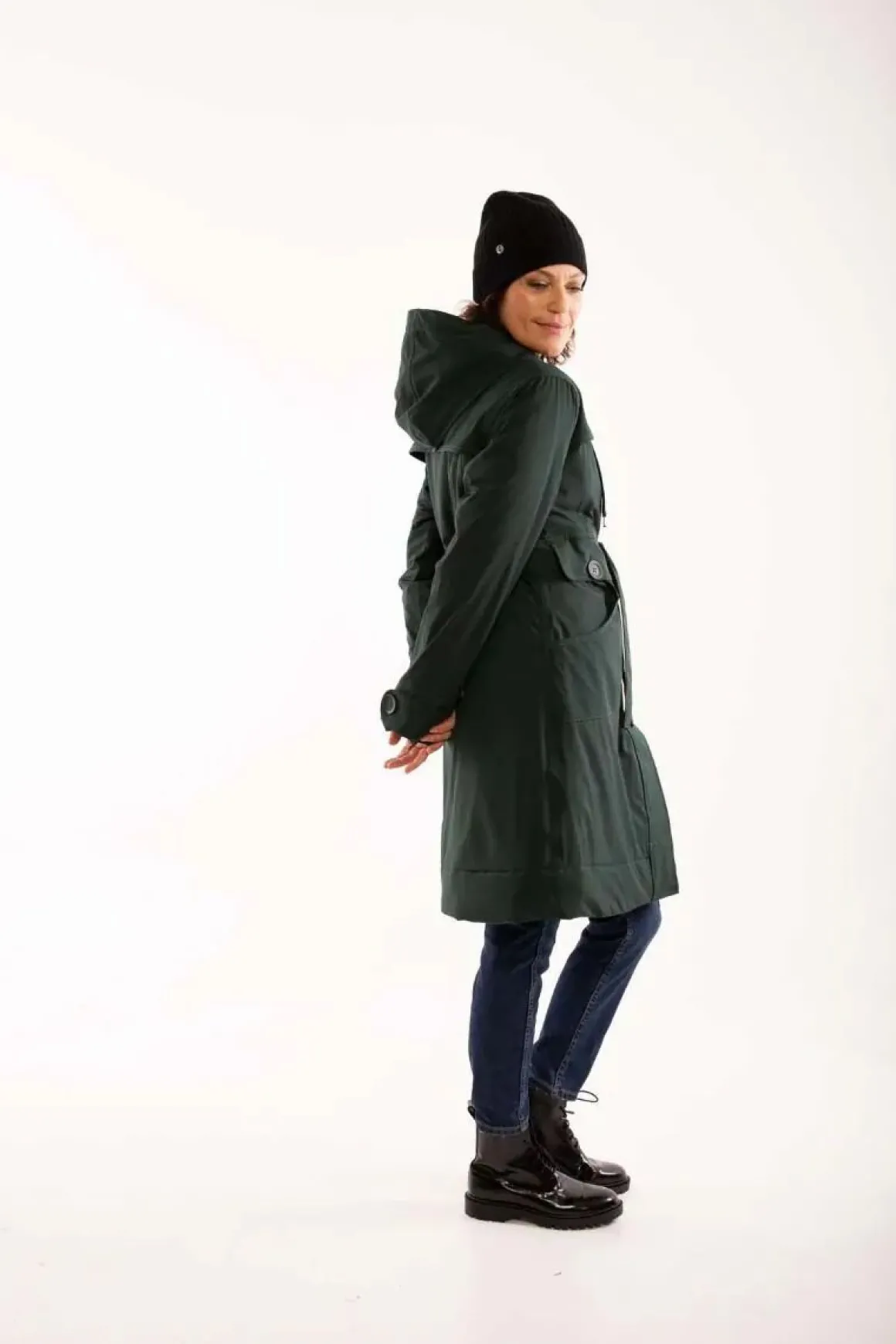 Danelse Stretch Winter Jacket Black Green