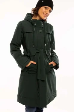 Danelse Stretch Winter Jacket Black Green