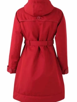 Danelse Stretch Winter Jacket Dark Red