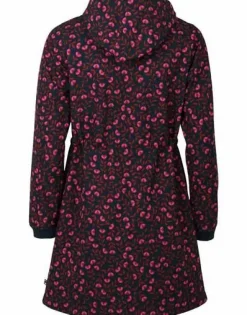 Danemarianne Softshell Dusty Navy Fleuri
