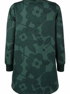 Danemaude Thermo Coat Dark Khaki/Rover Khaki Boom Bloom