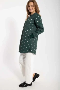 Danemaude Thermo Coat Deep Forest Miniflower