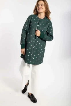 Danemaude Thermo Coat Deep Forest Miniflower