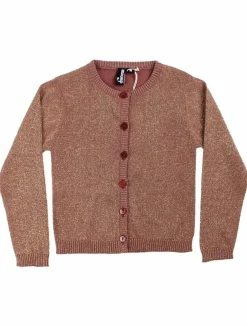 Danemerle Cardigan Beige Rose W. Gold Glitter