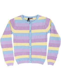 Danemerle Pearl Cardigan Lt Lilac / Pale Yellow