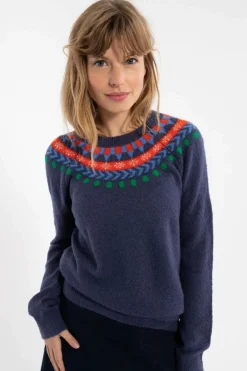 Danemerry Light Wool Sweater Grey Marine