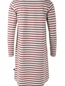 Danenassau Dress Chalk/Red Wine