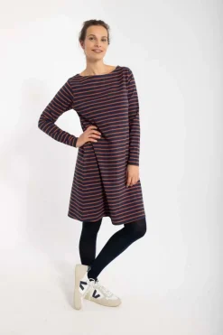 Danenassau Dress Marine/Brick
