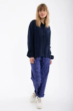 Danenovember Heavy Cloth Shirt Dark Navy