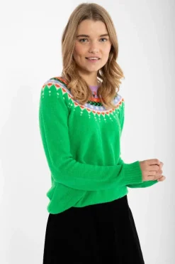Danepeaceful Light Wool Sweater Green