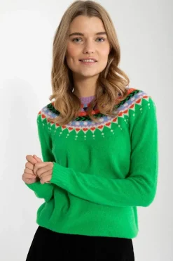 Danepeaceful Light Wool Sweater Green