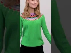 Danepeaceful Light Wool Sweater Green