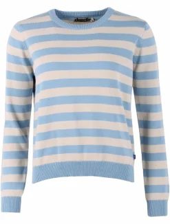 Danepearly Pearl Knit Sweater Lt Blue/Chalk