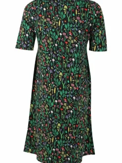 Danepoppy Dress Black Botanical