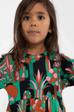 Danepopsicle Interlock Dress Black Flowforest