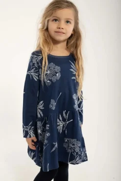 Danepopsicle Viscose Dress Dk Navy/Chalk Hemlock