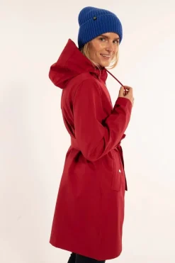 Danerainlover Raincoat Dark Red