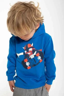 Daneredwood Hoodie Blue Shredvik