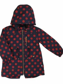 Danerose Winter Jacket Dark Navy/Dark Rust Dots