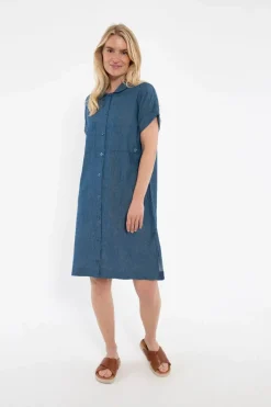 Danerrand Chambrey Dress Dk Indigo