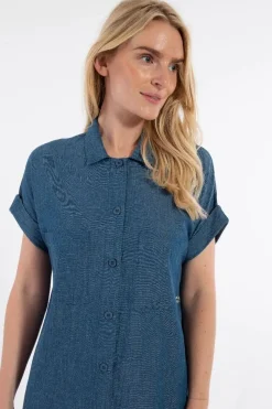 Danerrand Chambrey Dress Dk Indigo