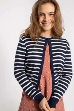 Danesaga Cardigan Dk Navy/Chalk