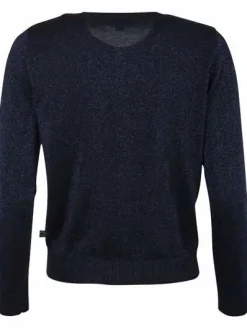 Danesaga Glitter Cardigan Dk Navy Glitter