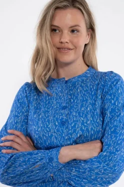Danesanna Poplin Shirt Cold Blue/Chalk Oats