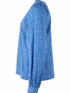 Danesanna Poplin Shirt Cold Blue/Chalk Oats