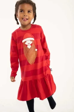 Daneseahorse Dress Dk Red/Red Missnisse