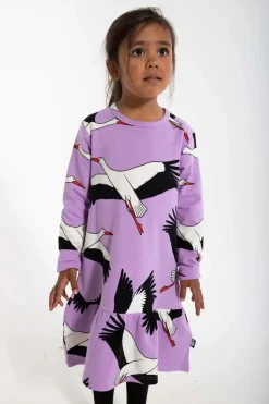 Daneshibuya Dress Soft Viola Stork