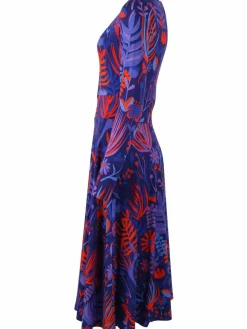 Danesigrid Viscose Dress Deep Marine Walkabout