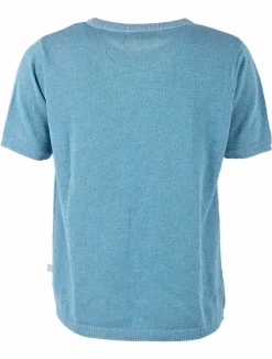 Danesilver Sweater Glitter Tee Light Blue Glitter