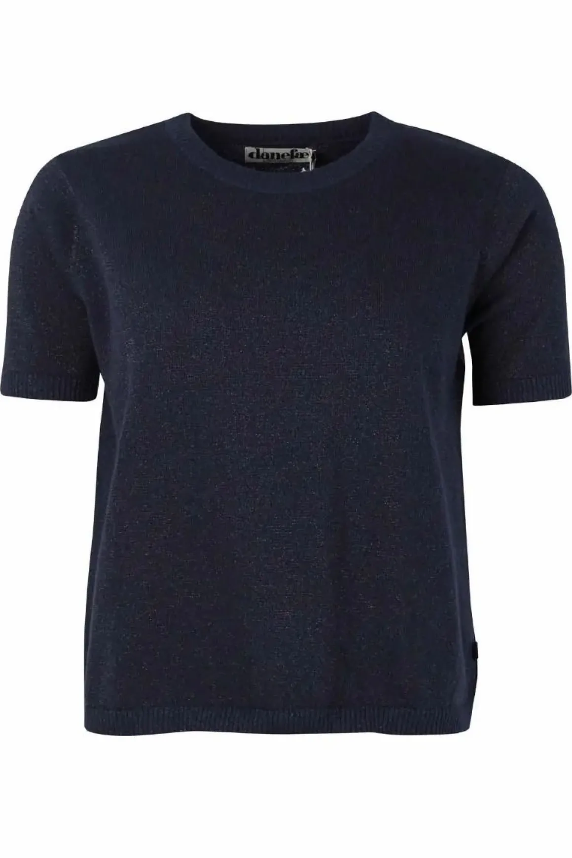 Danesilver Sweater Glitter Tee Dk Navy Glitter