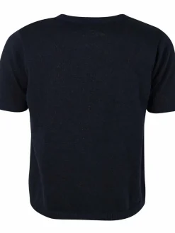 Danesilver Sweater Glitter Tee Dk Navy Glitter