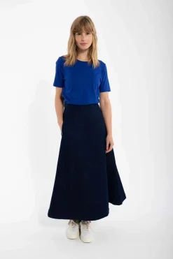 Danesister Basic Tee Deep Marine