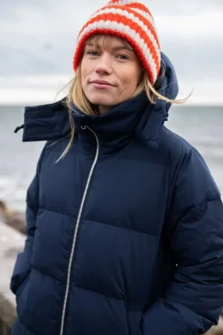 Danesofty Beanie Bright Red/Chalk