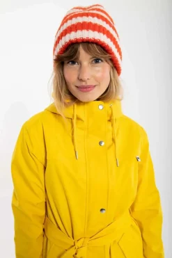 Danesofty Beanie Bright Red/Chalk
