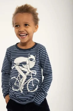 Danesophus Tee Porcelaine/Dk Navy Biking Viking