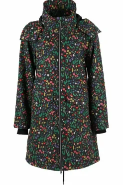 Daneturell Midseason Coat Black Botanical