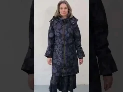 Daneturell Winter Coat Black Hortensia