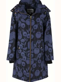 Daneturell Winter Coat Black Hortensia
