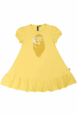 Danevesterbro Dress Bright Yellow Lillmissliver