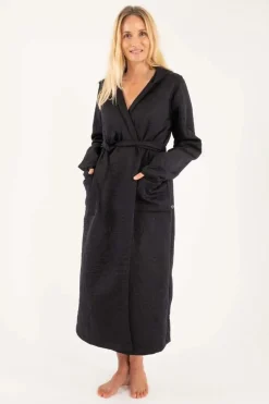 Daneviking Robe Black Leaf