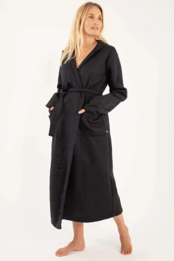 Daneviking Robe Black Leaf