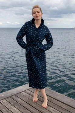Daneviking Robe Navy Mini Flower