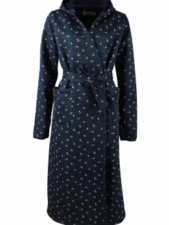 Daneviking Robe Navy Mini Flower