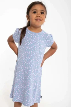 Danocean Dress Light Blue Fleurie